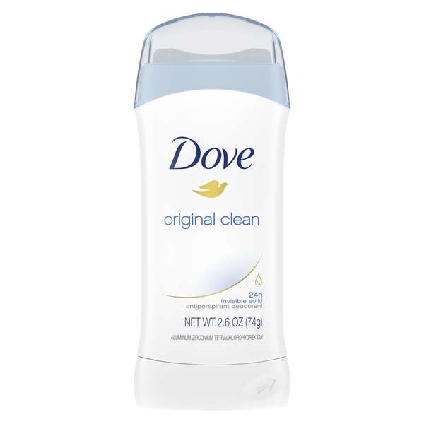 Dove Invisible Solid Original Clean Powder Antiperspirant 2.6 oz. Bar, PK12 50730